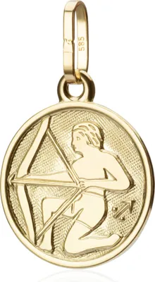 Produktbild von Kettenanhänger Schütze Sternzeichen 585 Gelb Gold 14 Karat Horoskop Zodiak