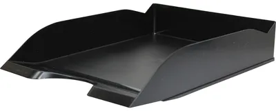 Produktbild von Briefablage oeco 1984 DIN A4 PS schwarz Packung mit 6 Stück