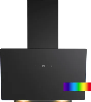 Produktbild von Bomann Dunstabzugshaube 60cm | bunte Beleuchtung in Wunschfarbe | Umluft u. Abluft | inkl. Montage-Material | Umluft DU 7611 G schwarz matt