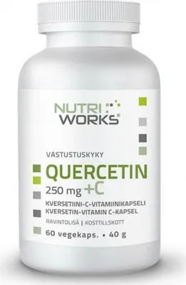 Zdjęcie produktu dla Kwercetyna + Witamina C 250mg 60 kapsułek