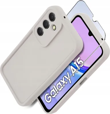 Obrázok produktu pre Silikónové puzdro pre Samsung A15 5G s matným povrchom + ochranné sklo na obrazovku 9H