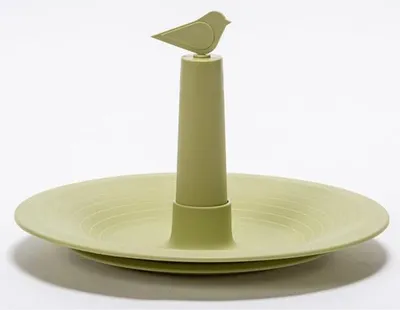 Produktbild von Meuwissen Agro Vogeltranke Goldfinch - olivgrun - 32 x 22 cm - Kunststoff - stehend - zerlegbar