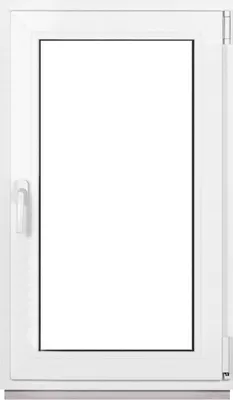 Obrázek produktu pro Framex sklepní okno PVC okno bílé šířka x výška 70 x 120 cm (700 x 1200 mm) dvojité (32 mm) otočné/sklopné DIN pravé - Premium - všechny velikosti