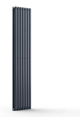 Image de Blumfeldt Radiateur Eau Chaude Design, Radiateur Vertical Eau Chaude pour Chauffage Maison, Chauffage Mural 1435W pour Salle de Bains, Seche Serviette Mural