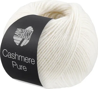 Produktbild von Lana Grossa - Cashmere Pure 0009 weiß