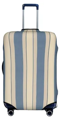 Produktbild von Gepäckabdeckung, waschbar, dehnbar, kratzfest, Reisegepäckhülle, elastisch, passend für 45,7 - 81,3 cm, Schwarz, Größe M, Schwarz, M