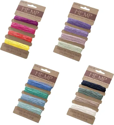 Image de Cordon en chanvre ciré, 16 couleurs, 73 mètres, 1 mm, pour la fabrication de bijoux