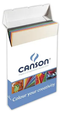 Produktbild von Canson Colorline 50x70 Kunstpapier 25 Blätter