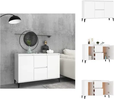 Produktbild von vidaXL Sideboard Weiß 104x35x70 cm Holzwerkstoff -  Sideboards
