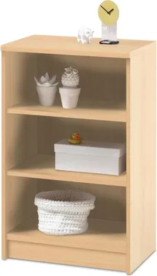 Image de Regal >Olli< in Buche - 54x86x34cm (BxHxT)
