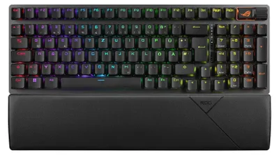 Immagine prodotto di ASUS 90MP037A-BKWA00 Tastiera Asus ROG Strix Scope II 96 WL Tastiera con layout svizzero