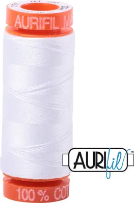 Produktbild von AURIfil Nähgarn MK50WT 1300m, 100% CO : 2024 White AURIfil: 2024 White