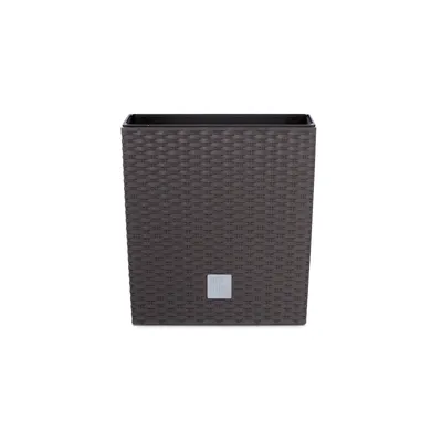 Produktbild von nabbi Blumentopf aus Kunststoff DRTS200L 20 cm - Braun