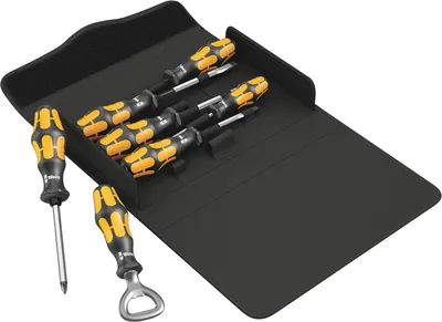Produktbild von Wera Kraftform 900/7 Set 2 Schraubendrehersatz Kraftform 7-teilig 05137812001