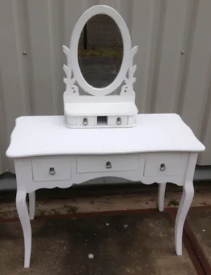 Produktbild von Casa Padrino Schminktisch Shabby Chic Landhaus Stil Look Modell Paris