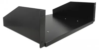 Produktbild von Delock - Rackplatte - Schwarz - 3U - 48.3 cm (19")