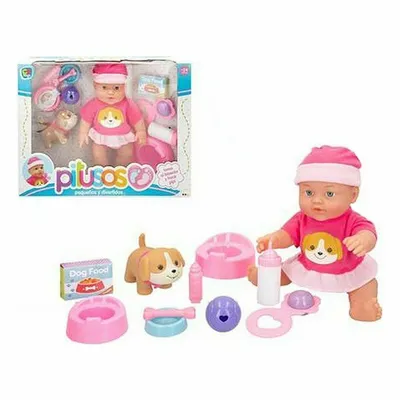 Produktbild von Babypuppe mit Zubehör Colorbaby Pitusos 31 cm