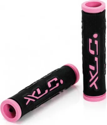Produktbild von XLC GR-G07 Griffe 'Dual Colour', 125 mm, Ø 22 mm, schwarz/blau (1 Paar)