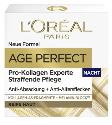 Zdjęcie produktu dla Loreal, Age Perfect Pro-Collagen Expert, Krem na noc, 50ml (PRODUKT Z NIEMIEC)
