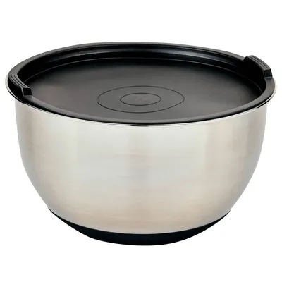 Produktbild von KESPER Rührschüssel mit Deckel Ø 16 cm Edelstahl/Silikon 90895