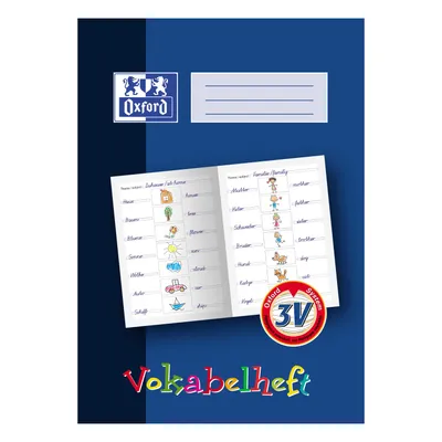 Produktbild von 10x Oxford 100057954 Vokabelheft Lineatur: 3V DIN A4 16 Blatt