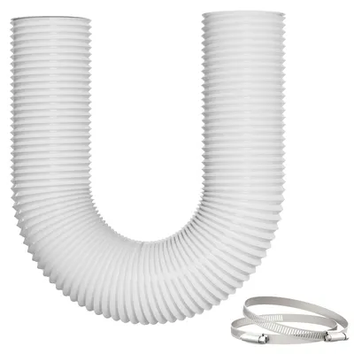 Produktbild von Abluftschlauch Dunstabzugsschlauch Flexrohr - 155 mm - 5 m - 5-lagig Aluminium und PVC - Für Dunstabzugshaube, Klimagerät und Trockner