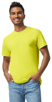 Image de Gildan - T-shirt pour hommes/femmes unie FK3080 (S) (vert sécurité)