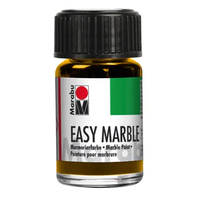 Produktbild von Marabu 1305 39 021 easy marble, Mittelgelb 021, 15 ml