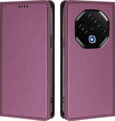 Obrázek produktu pro Kožené pouzdro pro Umidigi G100 Pro, magnetické flipové pouzdro zPolyuretankůže se stojánkem Fialová
