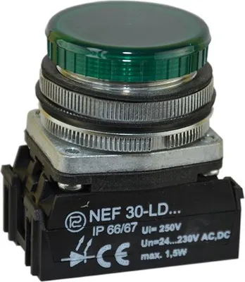 Obrázok produktu pre Svietidlo NEF30LD/24V-230V zelené W0-LDU1-NEF30LD Z
