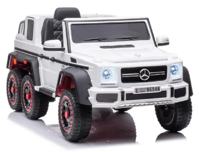 Produktbild von Kinderfahrzeug - Elektro Auto "Mercedes G63 AMG 6x6" - lizenziert - 12V7AH Akku + 2,4Ghz+Ledersitz+EVA