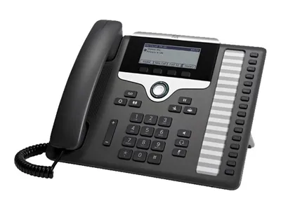 Produktbild von Cisco Third Party IP Phone CP-7861-3PCC-K9=: - SIP, SRTP, 16 Line Keys, Anthrazit, - Unterstützte Plattformen: Asterisk, Broadsoft, Centile, Metaswitch