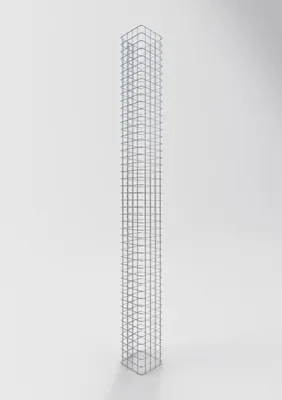 Obrázek produktu pro Gabionový sloup, čtvercový 22 cm x 22 cm, 230 cm vysoký, MW 5 cm x 5 cm