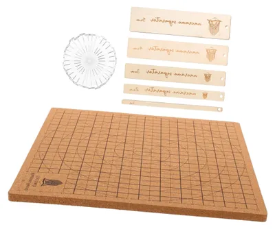 Produktbild von Korktafel Makramee-Brett zum Knüpfen Nadel aus Metall Holz und Kunststoff für Armband-projekte und Bastelarbeiten
