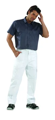 Produktbild von BW290 Cargo-Bundhose, Farbe: weiss, Größe: 46 185046