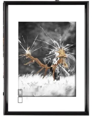 Zdjęcie produktu dla Zestaw 5 ramek do zdjęć, wymiar 13x18 cm, kolor czarny, z plexiglasem, format pionowy i poziomy