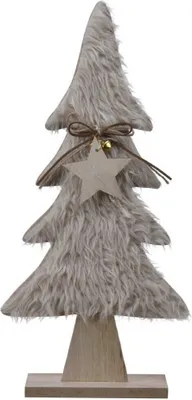 Produktbild von Weihnachtsbaum Christbaum Tannenbaum Dekoration Holz beige H 44 cm