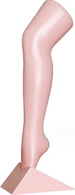 Immagine prodotto di Gamba da calza per la presentazione di calze e calzini, gamba decorativa - donna | 56 cm gamba decorativa con supporto, manichino - gamba con forma realistica, gamba da calza in colore della pelle