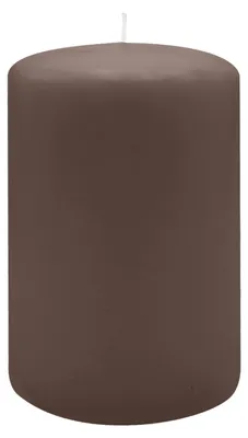 Produktbild von Flachkopf-Stumpenkerzen Mocca 150 x Ø 100 mm, 4 Stück