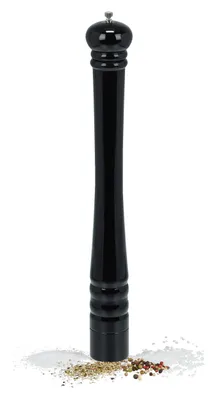 Pfeffer- und Salzmühle XXL, Keramik-Mahlwerk, 51,6 cm, schwarz