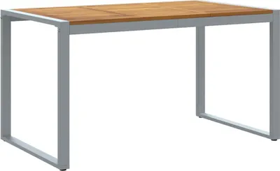 Produktbild von vidaXL Garten-Eßtisch Grau 140 x 80 x 75 cm