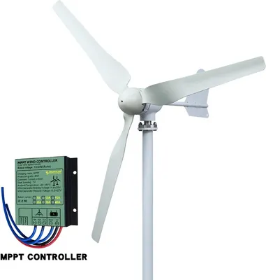 Produktbild von Generator wiatrowy, moc 4000 W, niski poziom hałasu, 48 V, 3 łopaty, z kontrolą MPPT