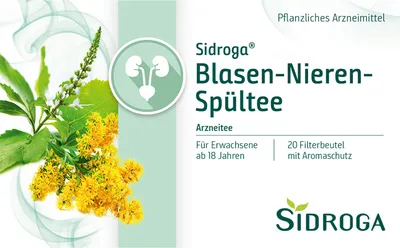 Immagine prodotto di Sidroga Irrigazione vescica-reni per le vie urinarie, 20 bustine. Bustine filtro