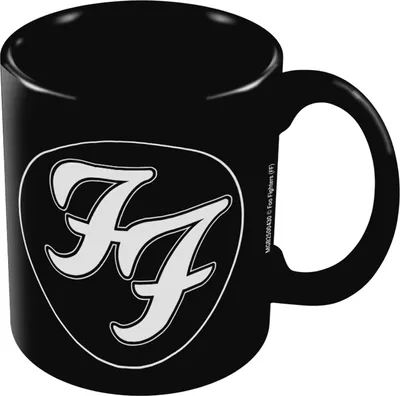Image de Foo Fighters - Tasse à café « FF », logo, 325 ml PM12882 (taille unique) (noir)
