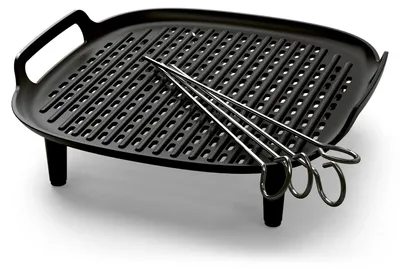 Produktbild von Philips 3,2 l, 4,2 l Airfryer Set mit Grillplatte und Spießen (HD9926/00)