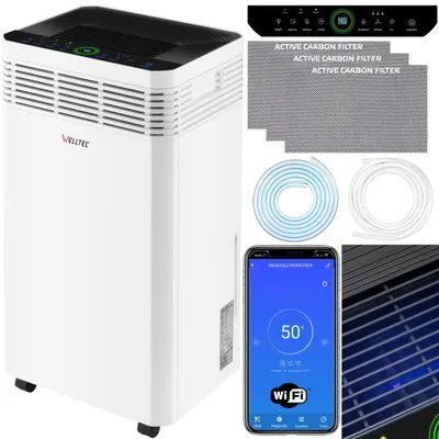 Obrázok produktu pre Odvlhčovač vzduchu Welltec DHN60 Pro s uhlíkovým filtrom a UV lampou