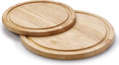 Image de CONTINENTA Steakteller, Gummibaum Ø30x1,8 cm 30606 4017167306063 Vorteilset – 4 Stück – inkl. 4 Edelstahl-Trinkhalme