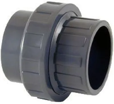 Produktbild von PVC Verschraubung / Kupplung mit 2 x Klebemuffe - 50 mm