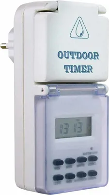 Produktbild von AS Schwabe 24033 Steckdosen-Zeitschaltuhr digital Wochenprogramm 3500 W IP44 (24033)