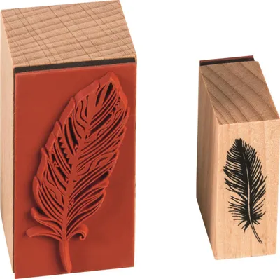 Zdjęcie produktu dla Heyda 204888685 Zestaw pieczątek "Pióra" 12 x 10 x 3 cm
